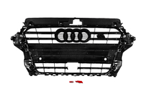 Audi A3 2012–2020 Sprednja maska S-style (2012-2016, črna) fotografija 4