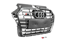 Audi A3 2012–2020 Sprednja maska S-style (2016-2020, siva s kromom) fotografija 3