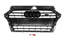 Audi A3 2012–2020 Sprednja maska S-style (2016-2020, siva s kromom) fotografija 4
