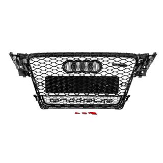 Sprednja maska hladilnika z napisom Quattro, RS-style (2007-2011, črna) fotografija 4