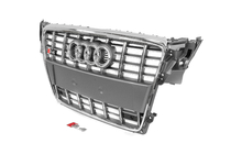 Audi A4 B8 2007–2015 Sprednja maska v slogu RS (2007-2011, siva s kromom) fotografija 2