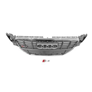 Sprednja maska v slogu RS (2007-2011, siva s kromom) Audi A4 B8 2007–2015 fotografija 4