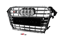 Audi A4 B8 2007–2015 Sprednja maska S-style (2012-2015, črna s kromom) fotografija 2