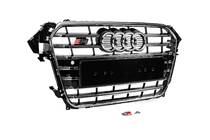Audi A4 B8 2007–2015 Sprednja maska S-style (2012-2015, črna s kromom) fotografija 3