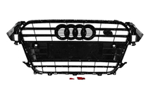 Audi A4 B8 2007–2015 Sprednja maska S-style (2012-2015, črna s kromom) fotografija 4