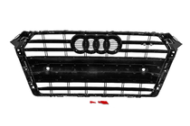 Audi A4 B9 2015–2024 Sprednja maska S-style (2015-2019, krom+črna) fotografija 4