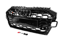 Audi A4 B9 2015–2024 S-style sprednja maska (2019-2024, črna) fotografija 2