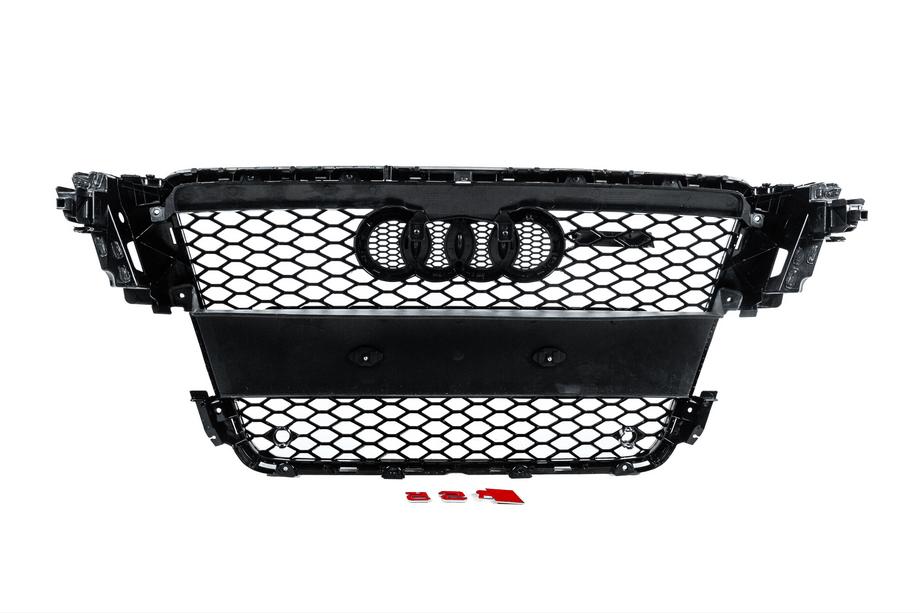 Audi A5 2007–2015 Sprednja maska RS-style (2007-2011, črna) Fotografija 4