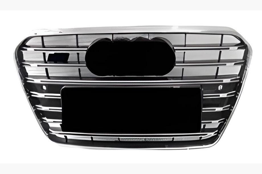 Audi A5 2007–2015 Sprednja maska S-style (2011-2015, črna s kromom) Image