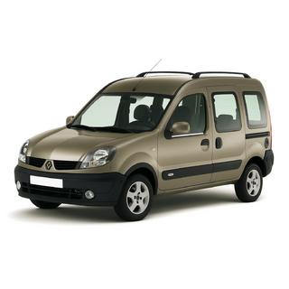 Zunanja obroba oken (2 kosa, nerjavno jeklo) Renault Kangoo 1998–2008 fotografija 1
