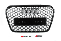 Audi A6 C7 2011–2017 Črna sprednja maska RS-style (2011-2014) fotografija 1