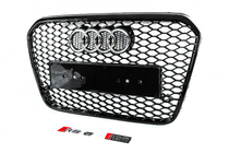 Audi A6 C7 2011–2017 Črna sprednja maska RS-style (2011-2014) fotografija 3