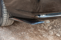 Volkswagen Caddy 2010–2015 Flap lopatice za zadnji odbijač DPT (ABS) (2 kos) (črni sijaj) fotografija 10