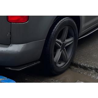 Flap lopatice za zadnji odbijač DPT (ABS) (2 kos) (črni sijaj) fotografija 1