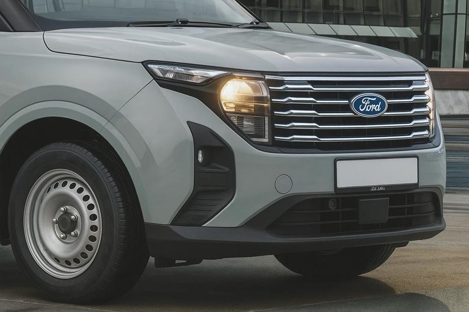 Ford Courier 2023– Okrasne letvice za masko (nerjavno jeklo) Image