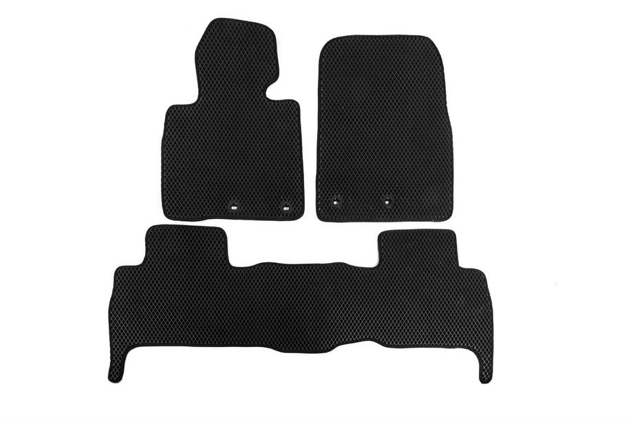 Toyota Land Cruiser 200 2007–2021 Poliuretanski EVA V-2 avto tepihi (2012-2021, Črna) Image