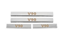 Volvo S90/V90 2016– Vstopne letve pragov Carmos (4 kosi, nerjaveče jeklo) fotografija 1