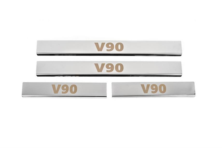 Volvo S90/V90 2016– Vstopne letve pragov Carmos (4 kosi, nerjaveče jeklo) Image