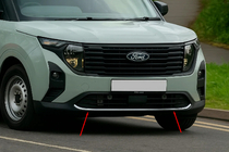 Ford Courier 2023– Kromirana zaščitna letev za sprednji odbijač (1 kos, nerjaveče jeklo) fotografija 3