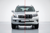 Toyota Land Cruiser Prado 120 2002–2009 Facelift komplet za Toyota Land Cruiser Prado 150 2017+ fotografija 1