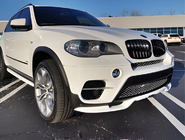 BMW X5 E70 2007–2013 Sprednji lip spojler odbijača (2010-2013, za lakiranje) fotografija 8