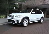 BMW X5 E70 2007–2013 Sprednji lip spojler odbijača (2010-2013, za lakiranje) fotografija 10