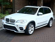 BMW X5 E70 2007–2013 Sprednji lip spojler odbijača (2010-2013, za lakiranje) fotografija 9