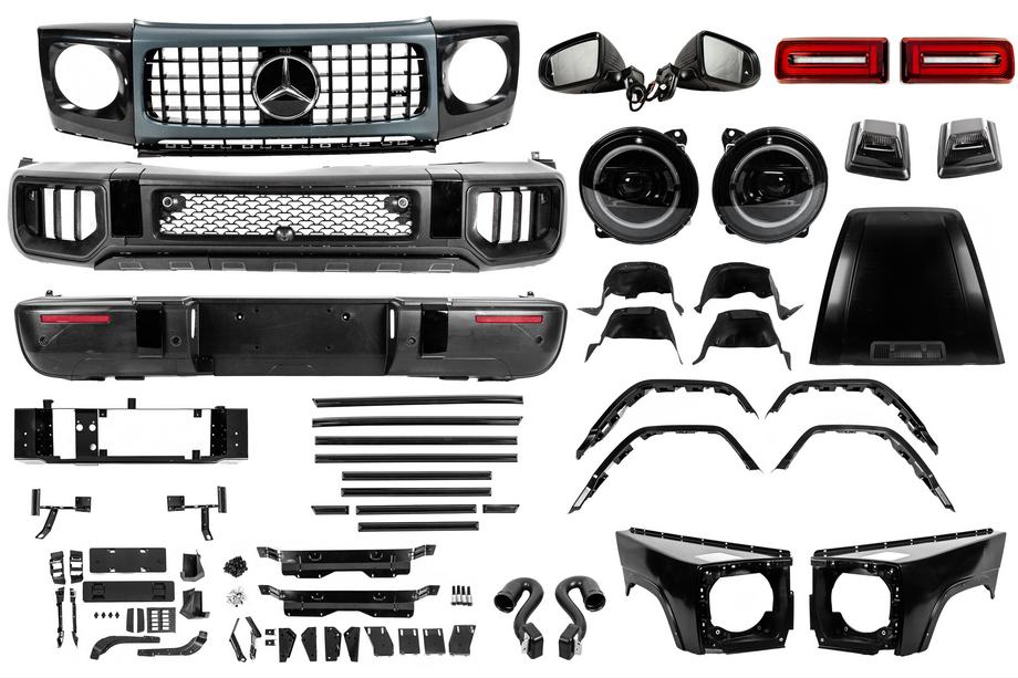 Mercedes G razred W463 1990–2018 Facelift komplet za W465 2025 G63 Image
