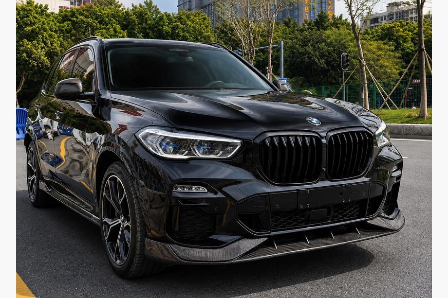 BMW X5 G05 2019–2026 Sprednji lip spojler odbijača Paradigm V-1 (2018-2022, pravi karbon) Image