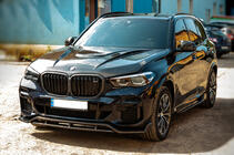 BMW X5 G05 2019–2026 Sprednji lip spojler odbijača Paradigm V-2 (2018-2022, pravi karbon) fotografija 1