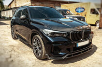 BMW X5 G05 2019–2026 Sprednji lip spojler odbijača Paradigm V-2 (2018-2022, pravi karbon) fotografija 9