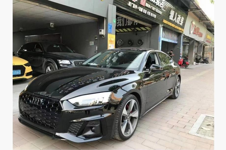 Audi A5 2016–2025 Rešetke meglenk z meglenkami RS-Style (Za S-Line, 2020-2025, 2 kos, Črna) Image