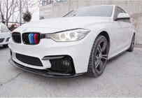 BMW serija 4 F32/F33/F36 2012–2020 Lip spojler sprednjega odbijača DPT Lip V-1 (za M4, sijajno črna) fotografija 6