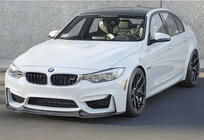 BMW serija 4 F32/F33/F36 2012–2020 Lip spojler za sprednji odbijač DPT Lip V-2 (za M4, sijaj črna) fotografija 5