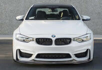 BMW serija 4 F32/F33/F36 2012–2020 Lip spojler za sprednji odbijač DPT Lip V-2 (za M4, sijaj črna) fotografija 1