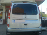 Renault Kangoo 2008–2020 Okrasna letev nad registrsko tablico (inox) fotografija 2