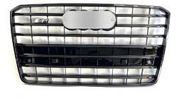 Audi A8 2010–2018 Sprednja maska S-Style (2010-2013, črna) fotografija 1
