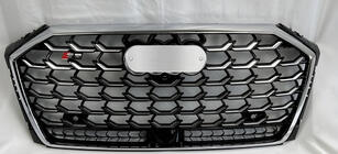 Audi A8 2018– Sprednja maska S-Style (2022+, krom s črno) fotografija 1
