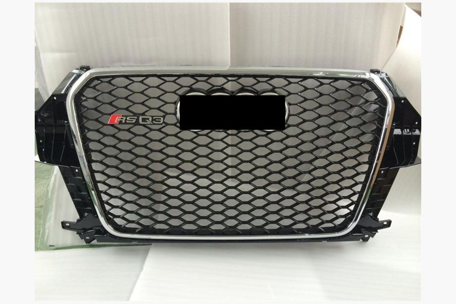 Audi Q3 2011–2019 Sprednja maska RSQ-Style (2011-2015, črna s kromom) Image