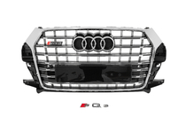 Audi Q3 2011–2019 Prednja maska SQ-Style (2015-2019, črna s kromom) fotografija 1