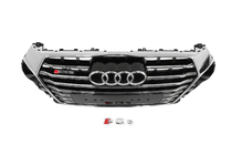 Audi Q3 2011–2019 Prednja maska SQ-Style (2015-2019, črna s kromom) fotografija 4