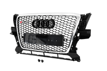 Audi Q5 2008–2017 Sprednja maska RSQ-Style (2008-2012, črna s kromom) fotografija 2