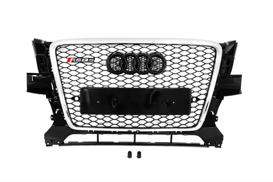 Audi Q5 2008–2017 Sprednja maska RSQ-Style (2008-2012, črna s kromom) Image