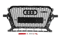 Audi Q5 2008–2017 Sprednja maska RSQ-Style z napisom Quattro (2012-2017, črna) fotografija 4