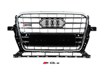 Audi Q5 2008–2017 Sprednja maska SQ-Style (2012-2017, črna s kromom) fotografija 1