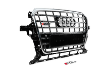 Audi Q5 2008–2017 Sprednja maska SQ-Style (2012-2017, črna s kromom) fotografija 3