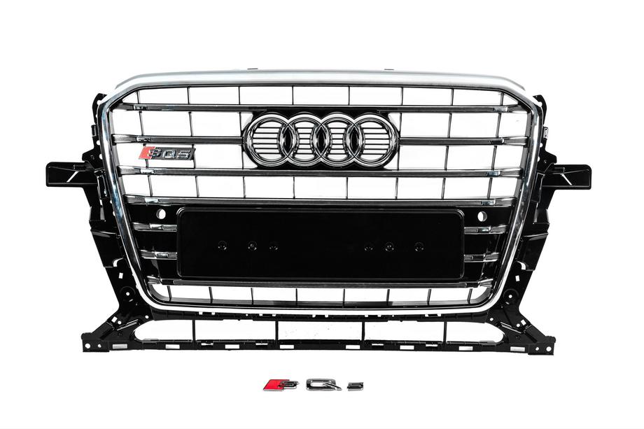 Audi Q5 2008–2017 Sprednja maska SQ-Style (2012-2017, črna s kromom) Image