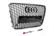 Audi Q7 2005–2015 Sprednja maska RSQ-Style (črna s kromom) fotografija 3