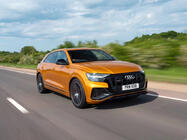 Audi Q8 2018– Sprednja maska hladilnika SQ-Style (2018-2023, črna) fotografija 7
