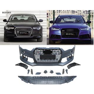 Sprednji odbijač s črno RS6-Style masko (2014–2017) Audi A6 C7 2011–2017 fotografija 2
